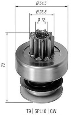 Бендикс стартера MAGNETI MARELLI 940113020085