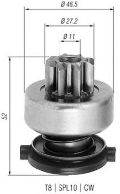 Бендикс стартера MAGNETI MARELLI 940113020275