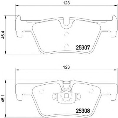 Тормозные колодки HELLA 8DB 355 019-971