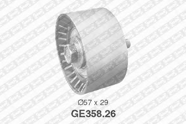 Направляющий / паразитный ролик ремня ГРМ SNR GE358.26