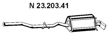 Глушитель EBERSPACHER 23.203.41