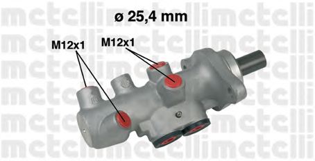Главный тормозной цилиндр METELLI 05-0607