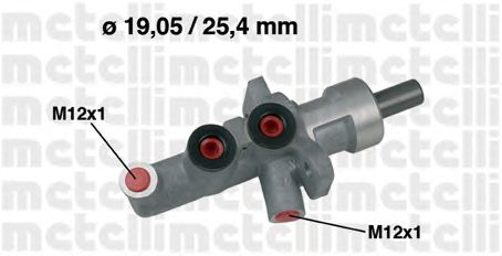 Главный тормозной цилиндр METELLI 05-0624