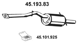 Глушитель EBERSPACHER 45.193.83