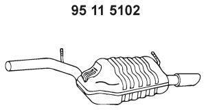 Глушитель EBERSPACHER 95 11 5102