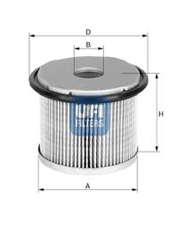 Топливный фильтр UFI 26.676.00
