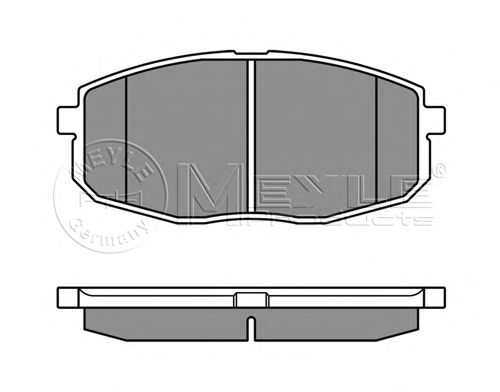 Тормозные колодки MEYLE 025 239 6617/W