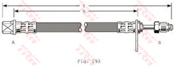 Тормозной шланг TRW PHB368