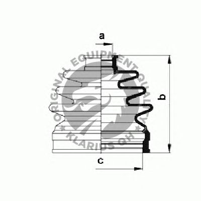 Комплект пыльника ШРУСа QH International QJB985