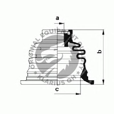 Комплект пыльника ШРУСа QH International QJB1002