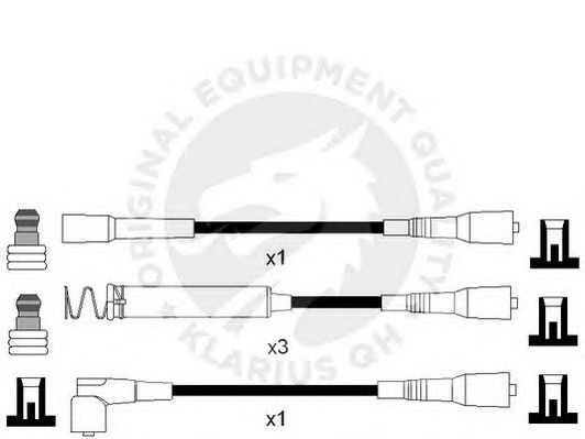 Комплект высоковольтных проводов QH International XC242 CI