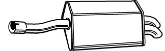 Глушитель WALKER 23340