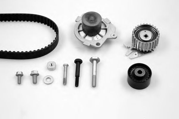 Помпа + комплект ГРМ HEPU PK10555