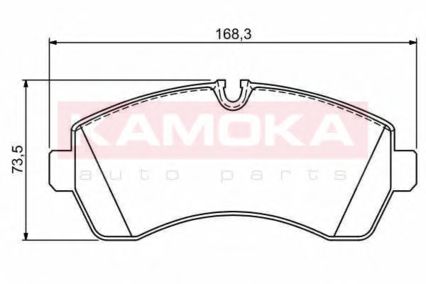 Тормозные колодки KAMOKA JQ1012089