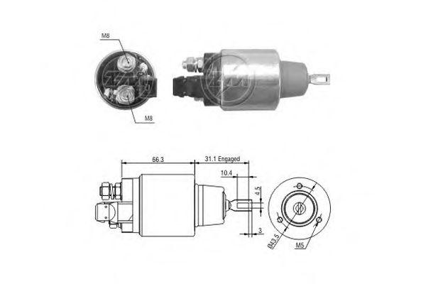 Втягивающее реле ERA ZM3972