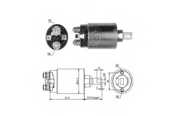 Втягивающее реле ERA ZM893