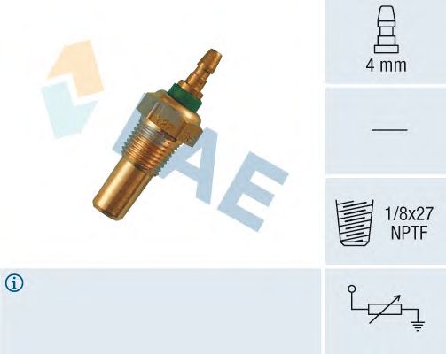 Датчик температуры охлаждающей  жидкости FAE 32470