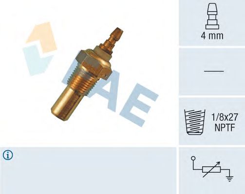 Датчик температуры охлаждающей  жидкости FAE 32480