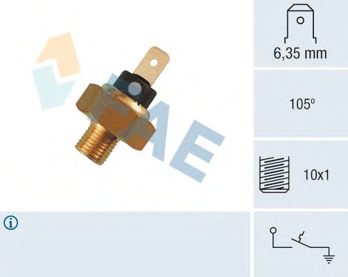 Датчик температуры охлаждающей жидкости FAE 35820