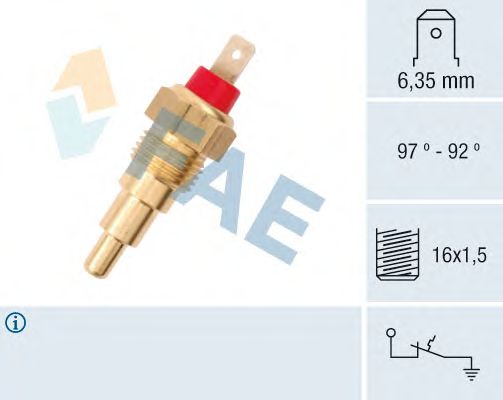 Датчик включения вентилятора FAE 37610