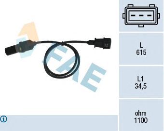 Датчик положения коленвала, распредвала FAE 79005