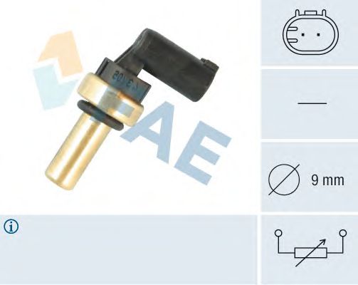Датчик температуры охлаждающей жидкости FAE 32705