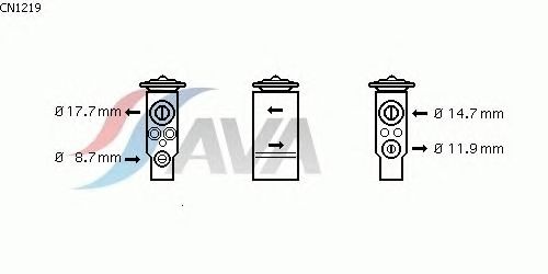 Расширительный клапан, кондиционер AVA QUALITY COOLING CN1219
