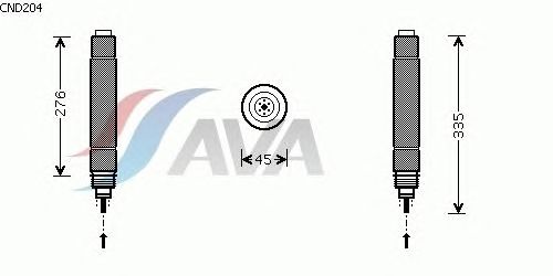 Осушитель кондиционера AVA QUALITY COOLING CND204