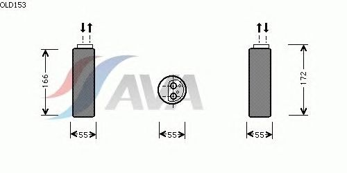Осушитель кондиционера AVA QUALITY COOLING OLD153