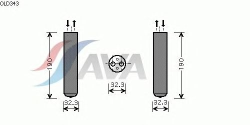 Осушитель кондиционера AVA QUALITY COOLING OLD343