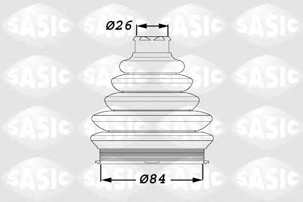 Комплект пыльника ШРУСа SASIC 1900016