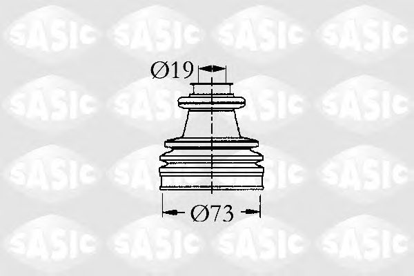 Комплект пыльника ШРУСа SASIC 2933813