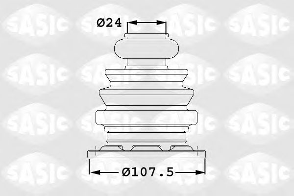 Комплект пильника ШРКШ SASIC 1906003