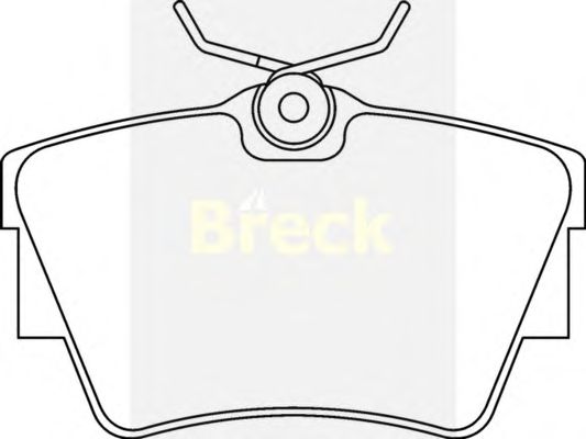 Тормозные колодки BRECK 23980 00 703 00