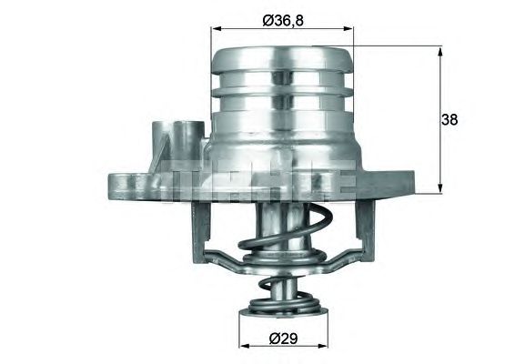Термостат MAHLE ORIGINAL TI 13 92