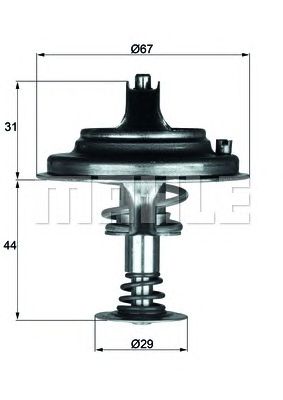 Термостат MAHLE ORIGINAL TX 26 80D1