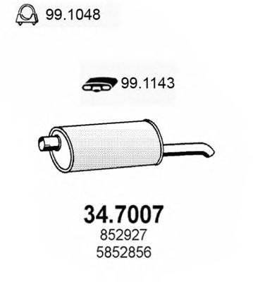 Глушник ASSO 34.7007