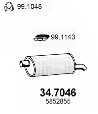 Глушник ASSO 34.7046