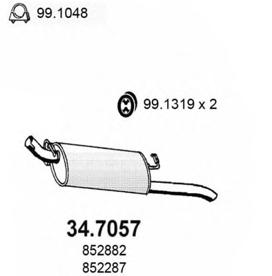 Глушник ASSO 34.7057