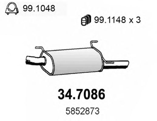 Глушник ASSO 34.7086