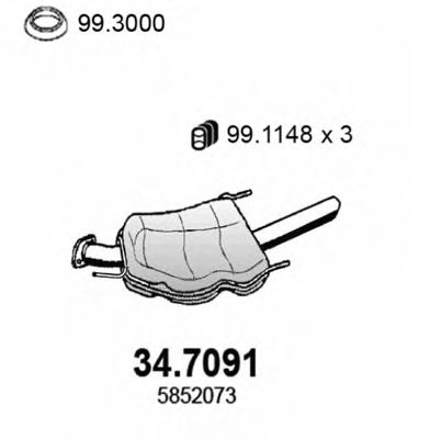 Глушник ASSO 34.7091