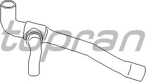 Шланг радиатора TOPRAN 109 009