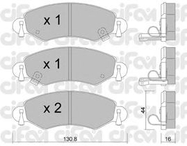 Тормозные колодки CIFAM 822-339-0