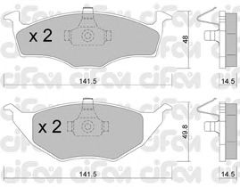 Тормозные колодки CIFAM 822-345-0