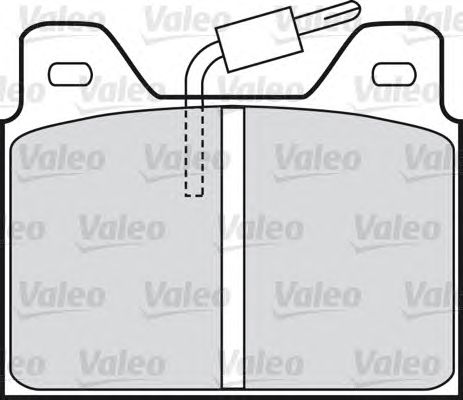 Тормозные колодки VALEO 598193