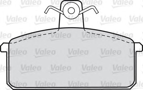 Тормозные колодки VALEO 598093