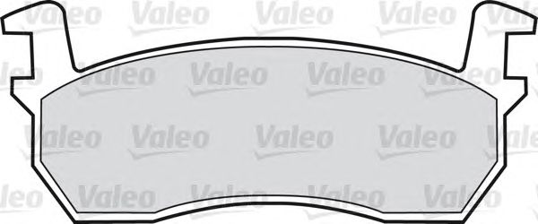 Гальмівні колодки VALEO 598384