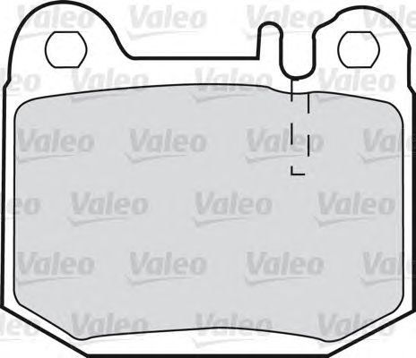 Гальмівні колодки VALEO 598719