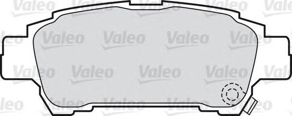Тормозные колодки VALEO 598542
