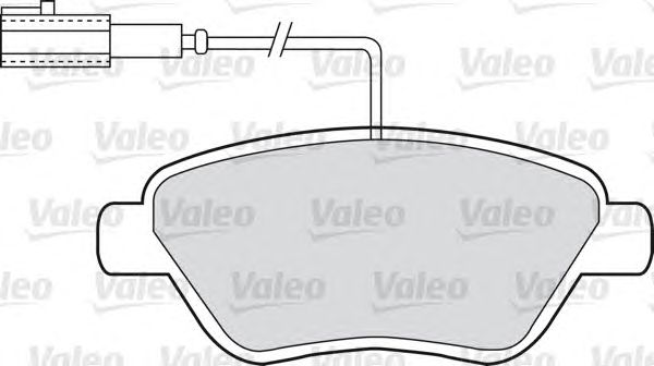 Тормозные колодки VALEO 598426